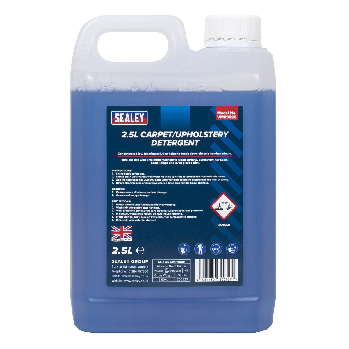 Sealey Carpet/Upholstery Detergent 2.5L VMR9225