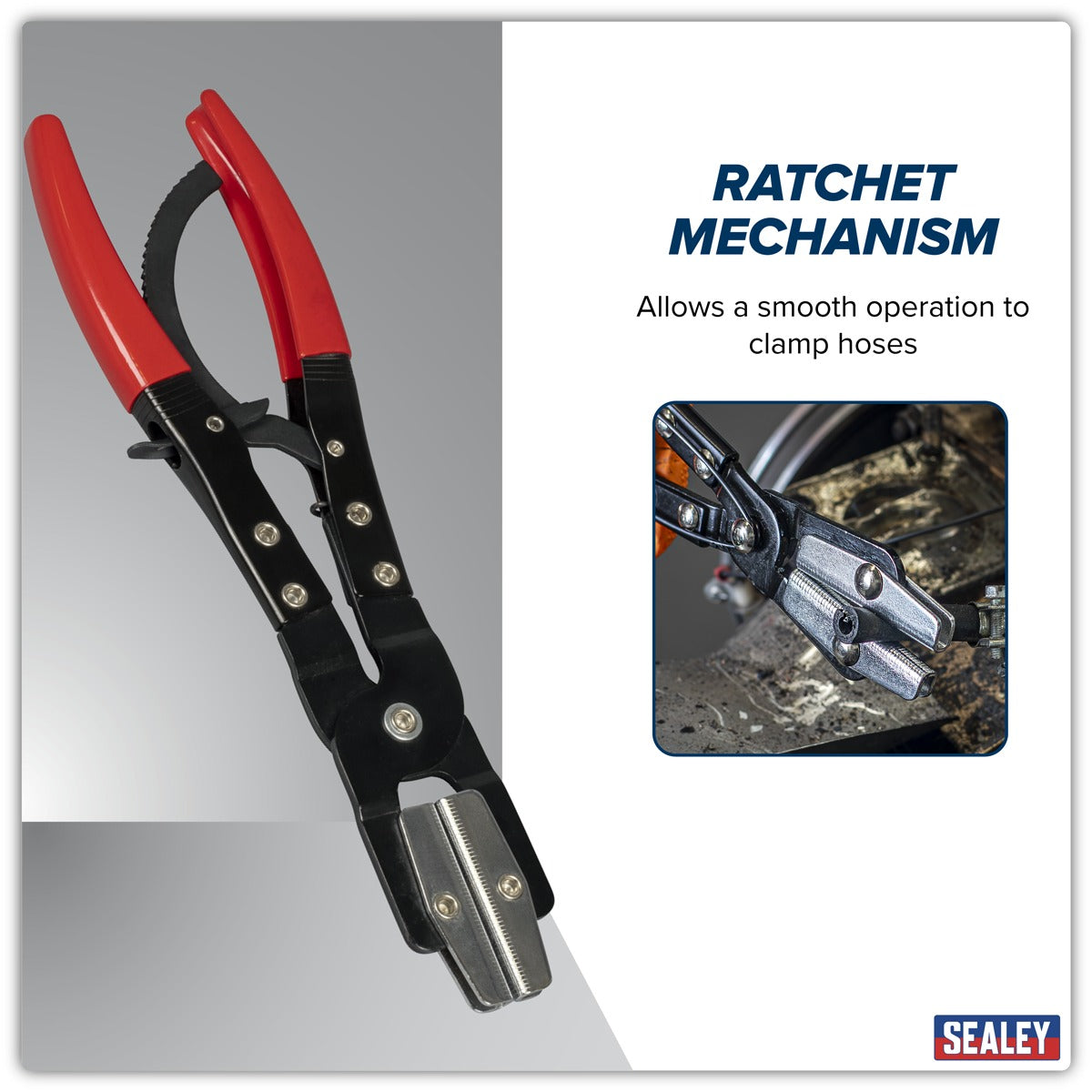 Sealey Ratchet Hose Clamp Pliers 310mm VS0036