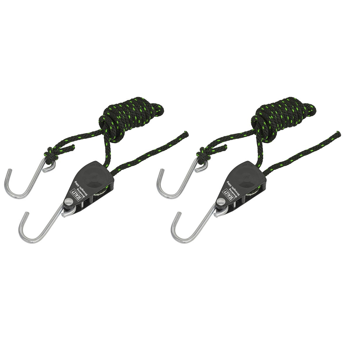 Sealey Ratchet Parts Hanger/Tie Down with S-Shaped Hooks 2m - Pack of 2 VS0114
