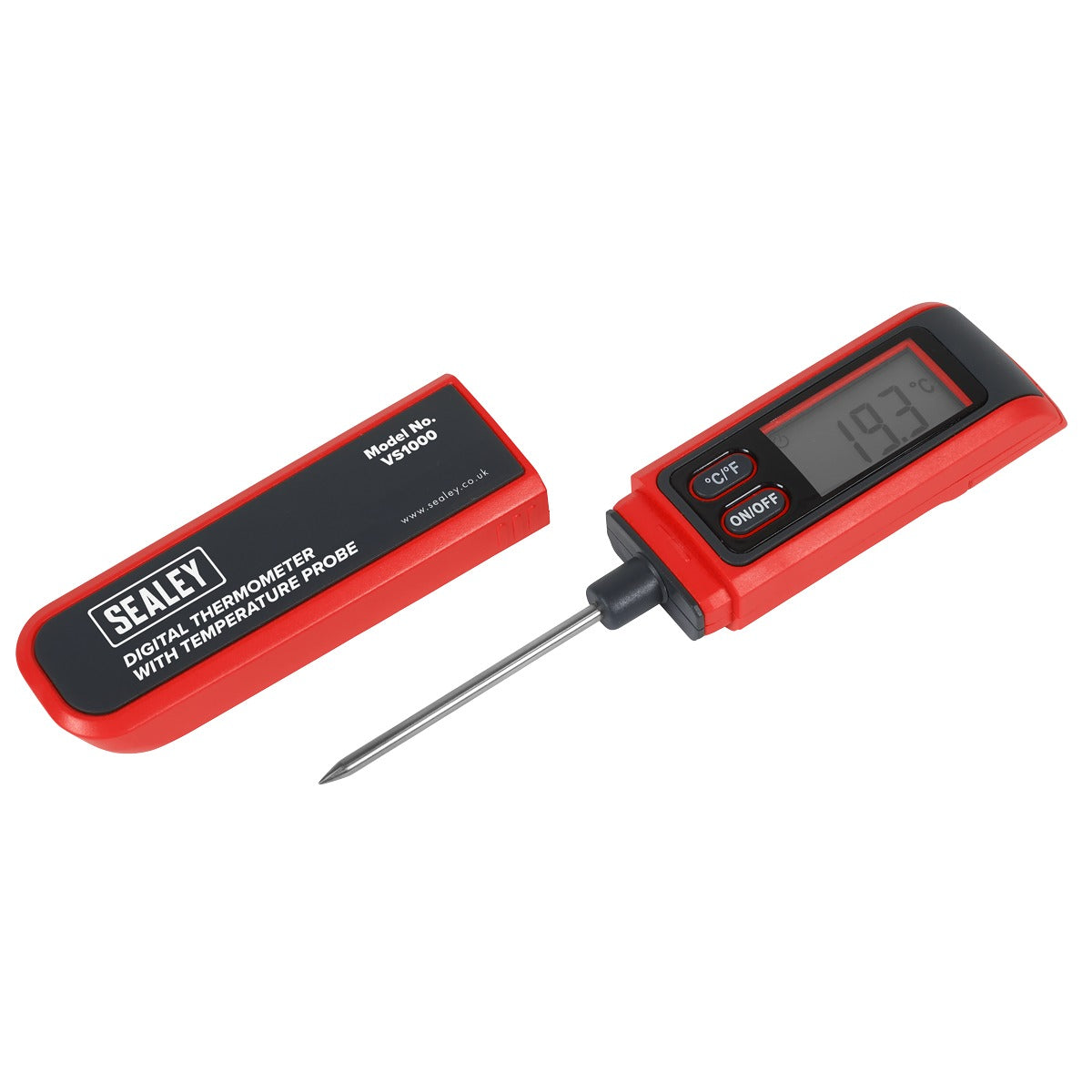 Sealey Digital Thermometer with Temperature Probe VS1000