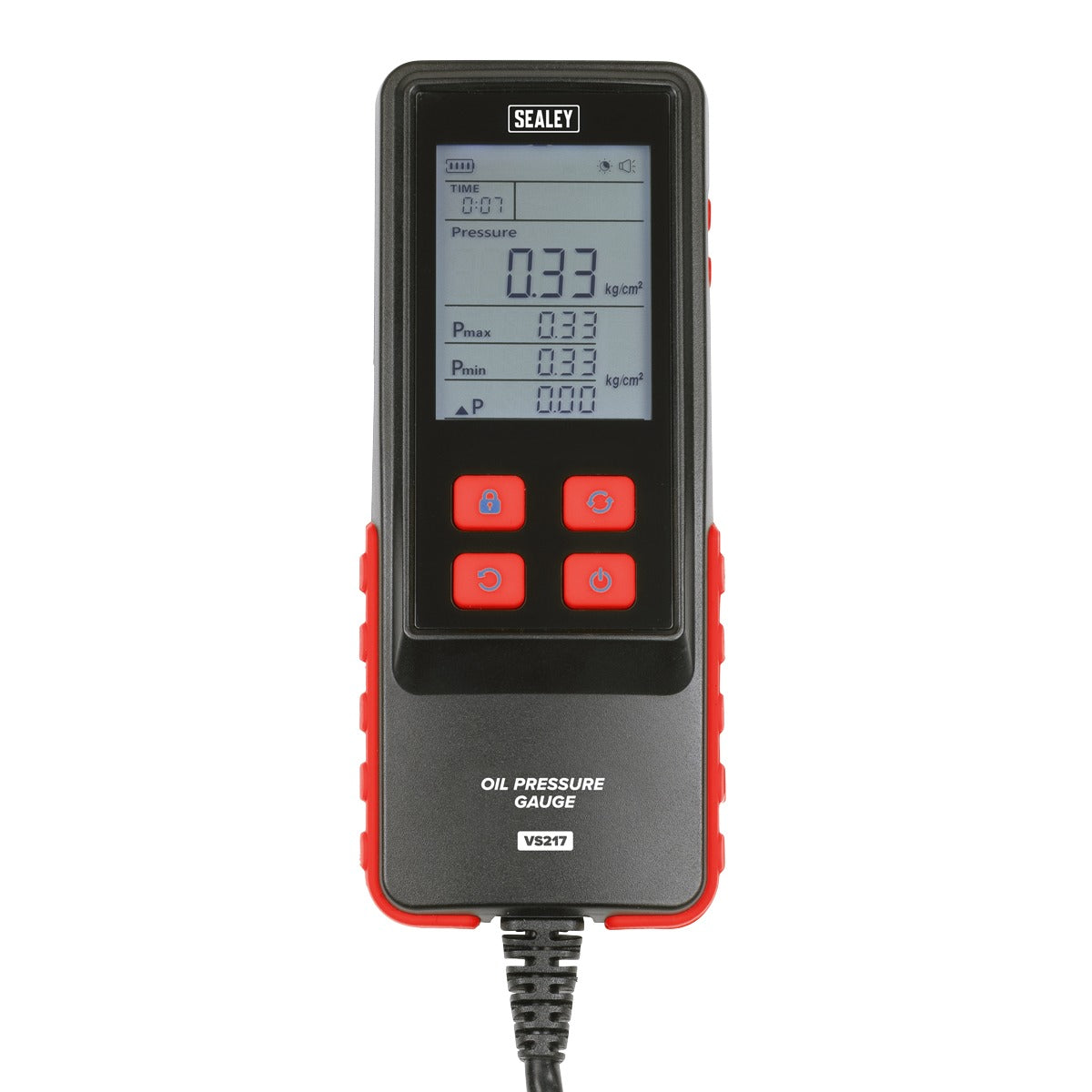 Sealey Digital Oil Pressure Test Kit 18pc VS217