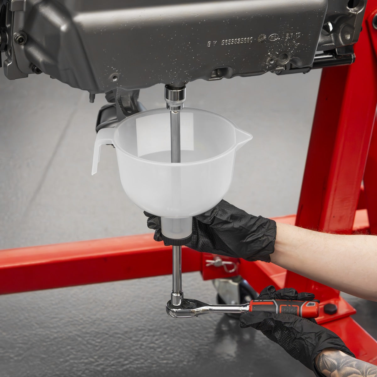 Sealey Oil Capture Extension Funnel Set VS409
