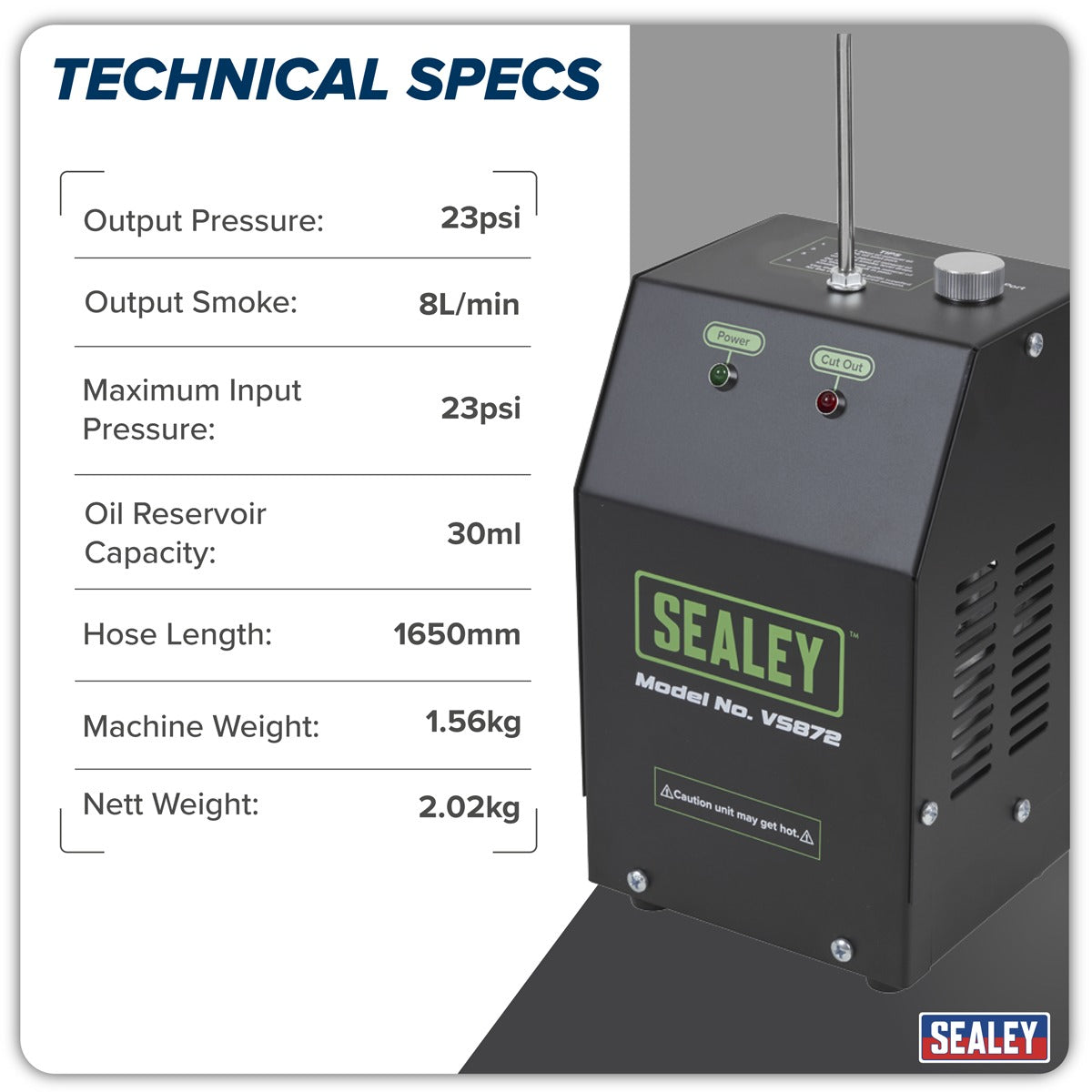 Sealey Leak Detector Smoke Diagnostic Tool VS872