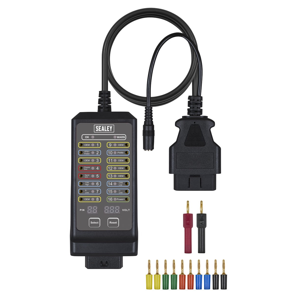 Sealey OBD Breakout Box 16-Pin 12V/24V VS8813
