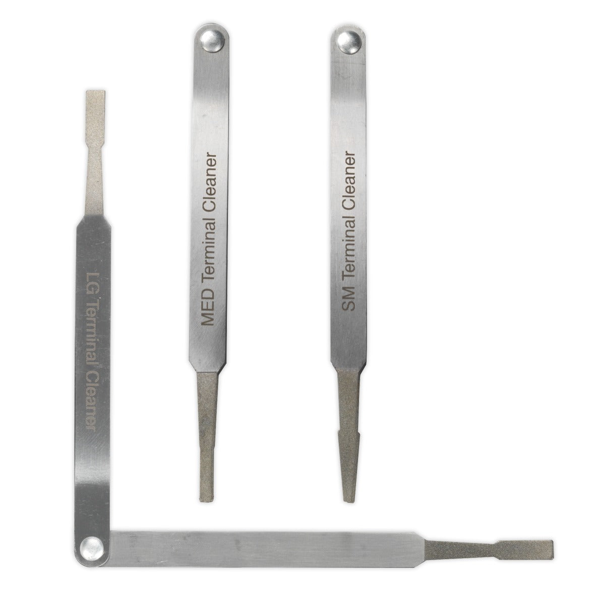 Sealey Diamond Grip Terminal Cleaner Set 3pc VS9202