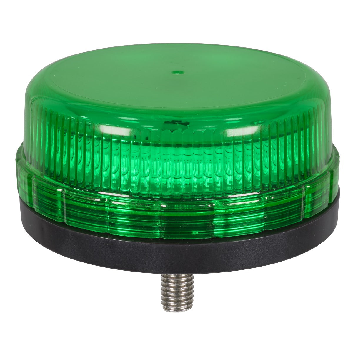 Sealey SMD LED Rotating Flashing Warning Beacon with 12mm Bolt Fixing - Green 12/24V WB45LEDG