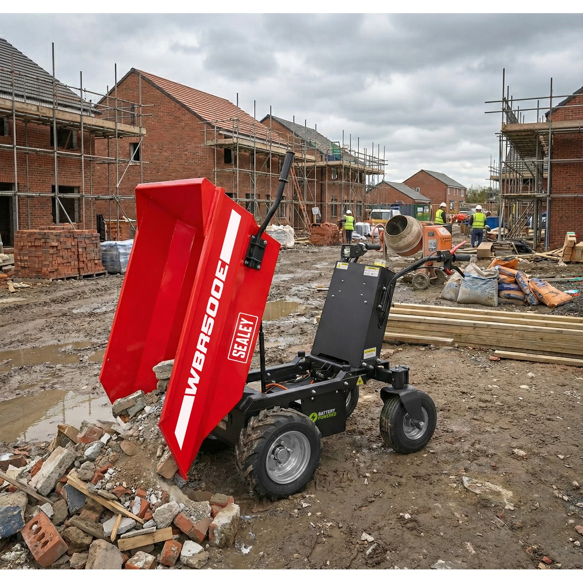 Sealey Electric Mini Dumper 500kg Capacity WBR500E