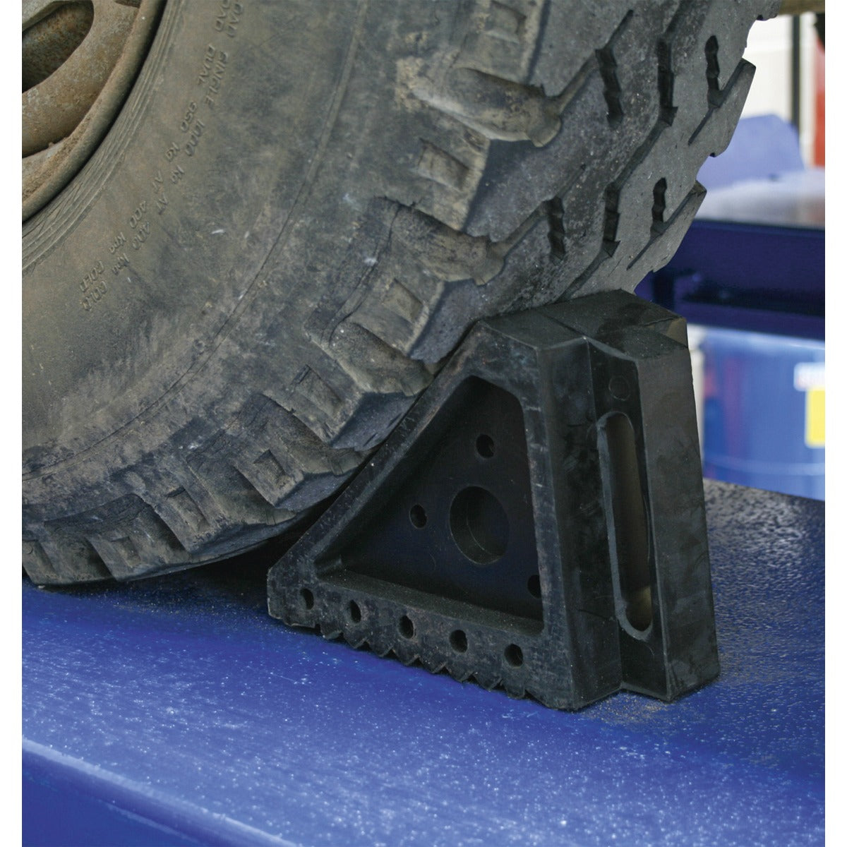 Sealey Rubber Wheel Chocks - Pair WC01