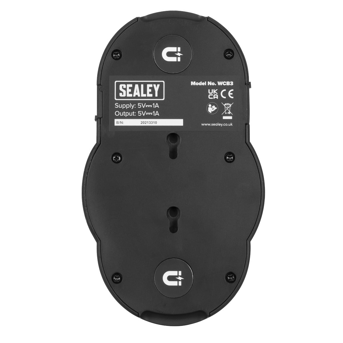 Sealey Wireless Charging Base Single 5V⎓1A WCB3
