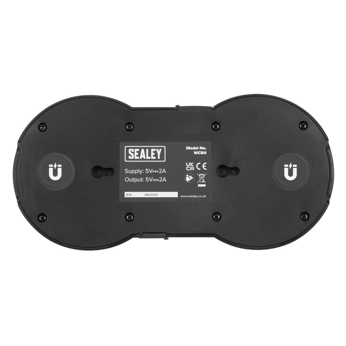 Sealey Wireless Charging Base Double 5V⎓2A WCB4