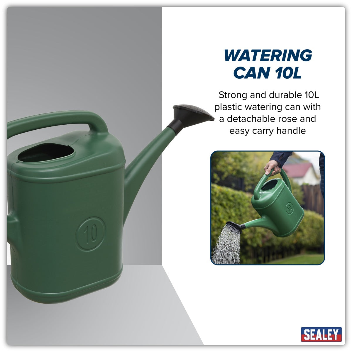 Sealey Plastic Watering Can 10L WCP10
