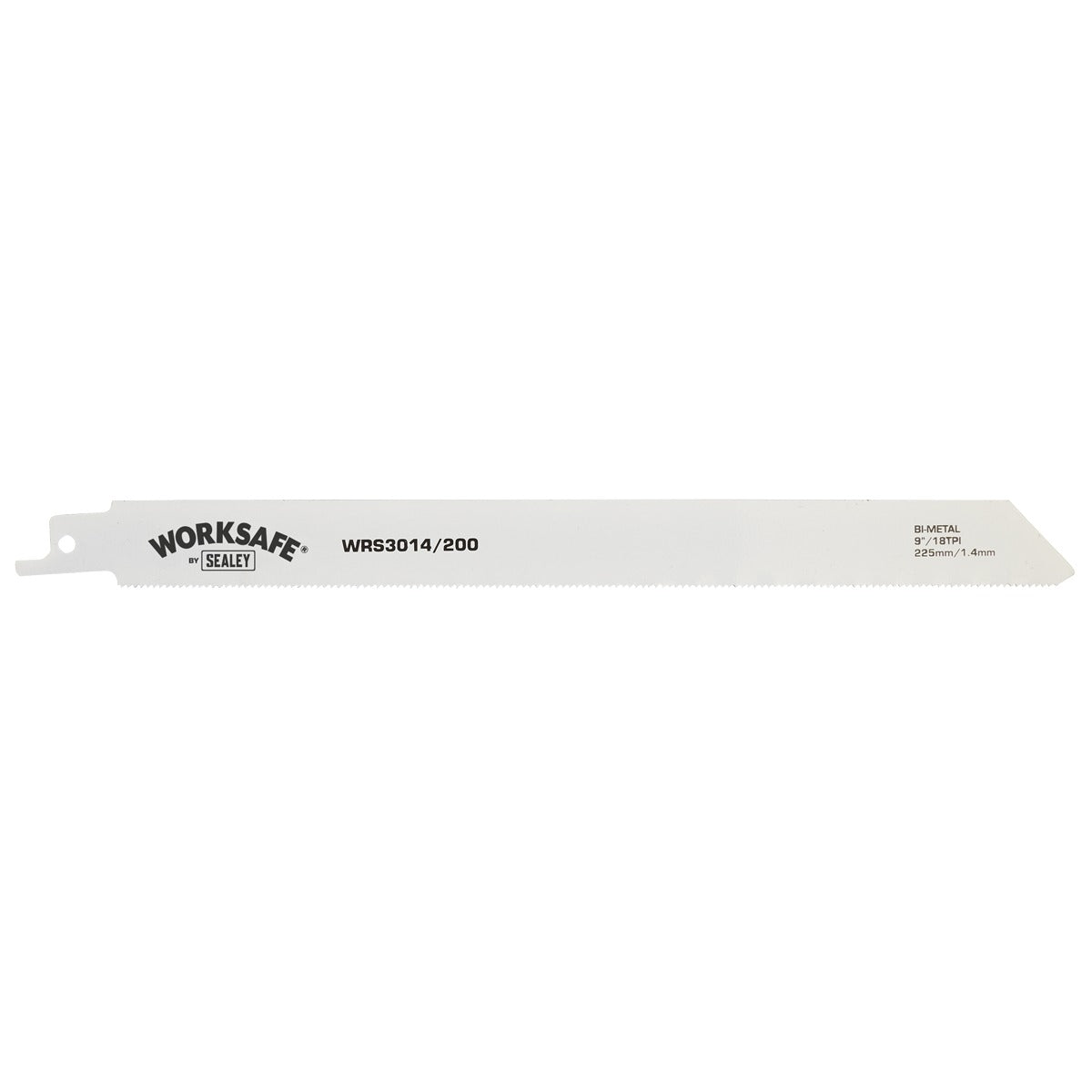 Sealey Reciprocating Saw Blade for Metal 225mm 18tpi - Pack of 5 WRS3014/200