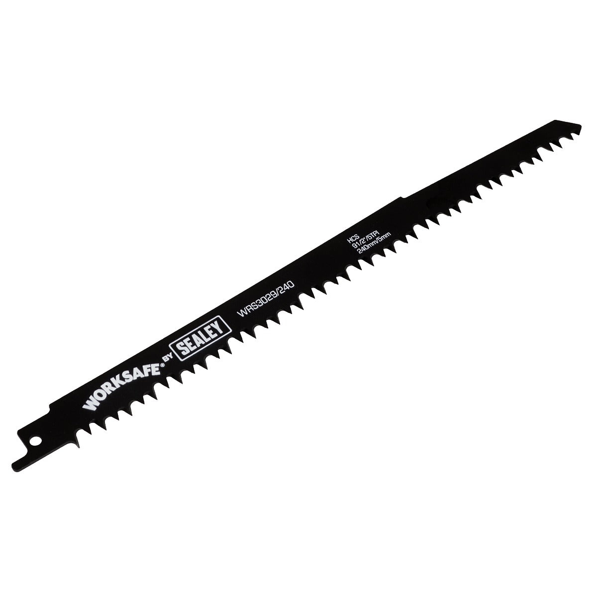 Sealey Reciprocating Saw Blade for Wood 240mm 5tpi - Pack of 5 WRS3029/240