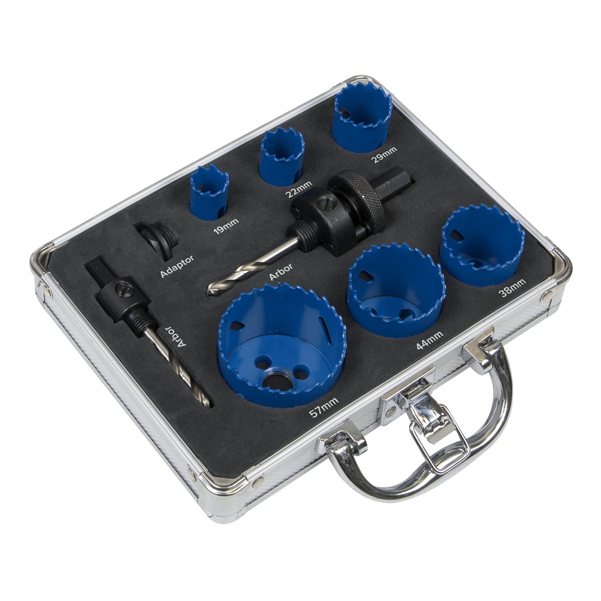 Sealey Plumber's Hole Saw Kit 9pc WSPHSK