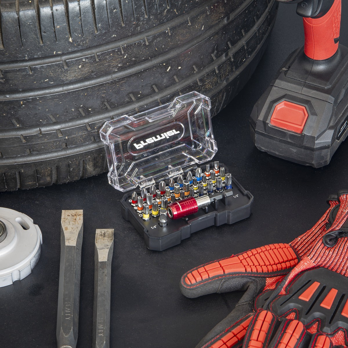 Premier Colour-Coded Power Tool Bit Set 32pc AK2110