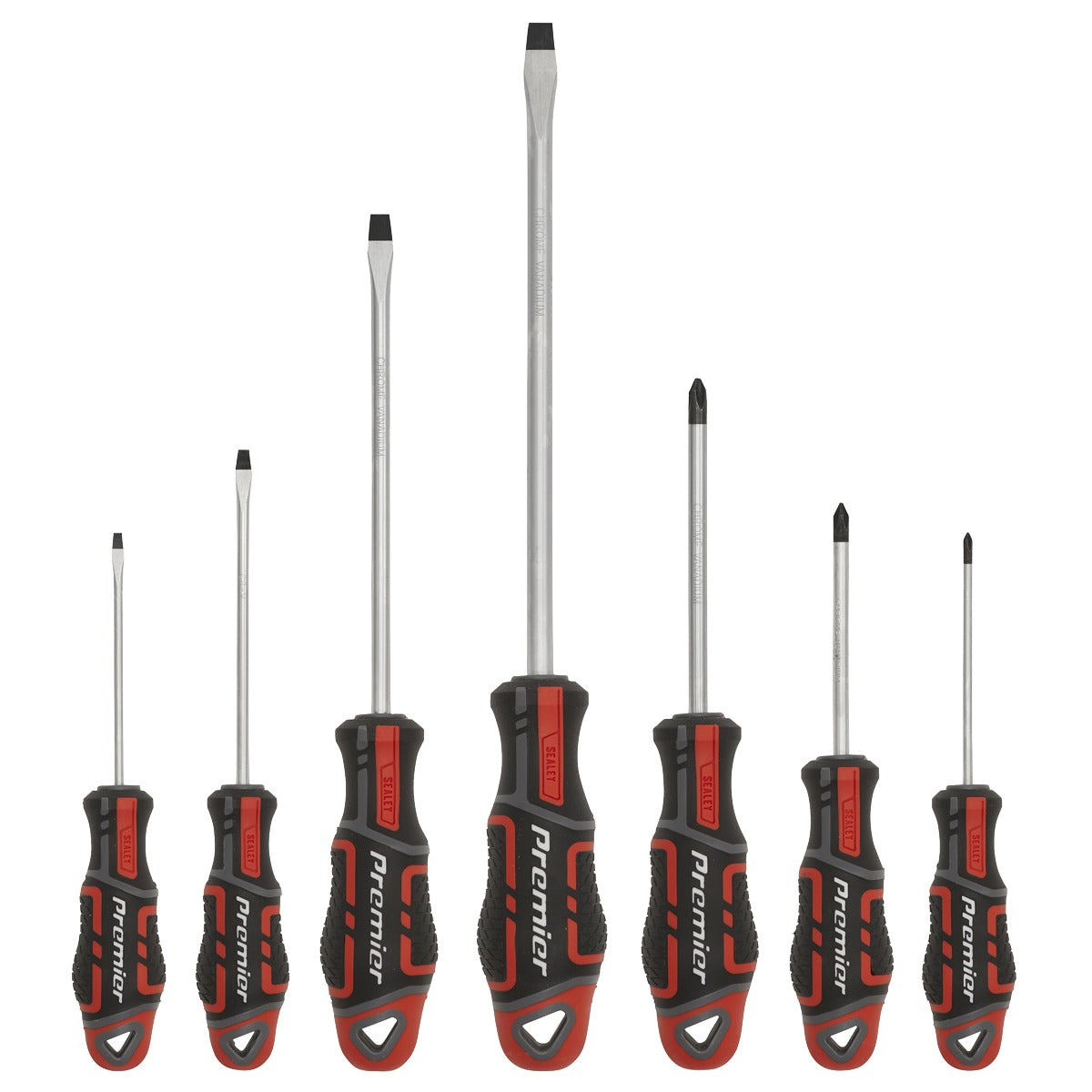 Premier GripMAX Screwdriver Set 7pc - Red AK4321