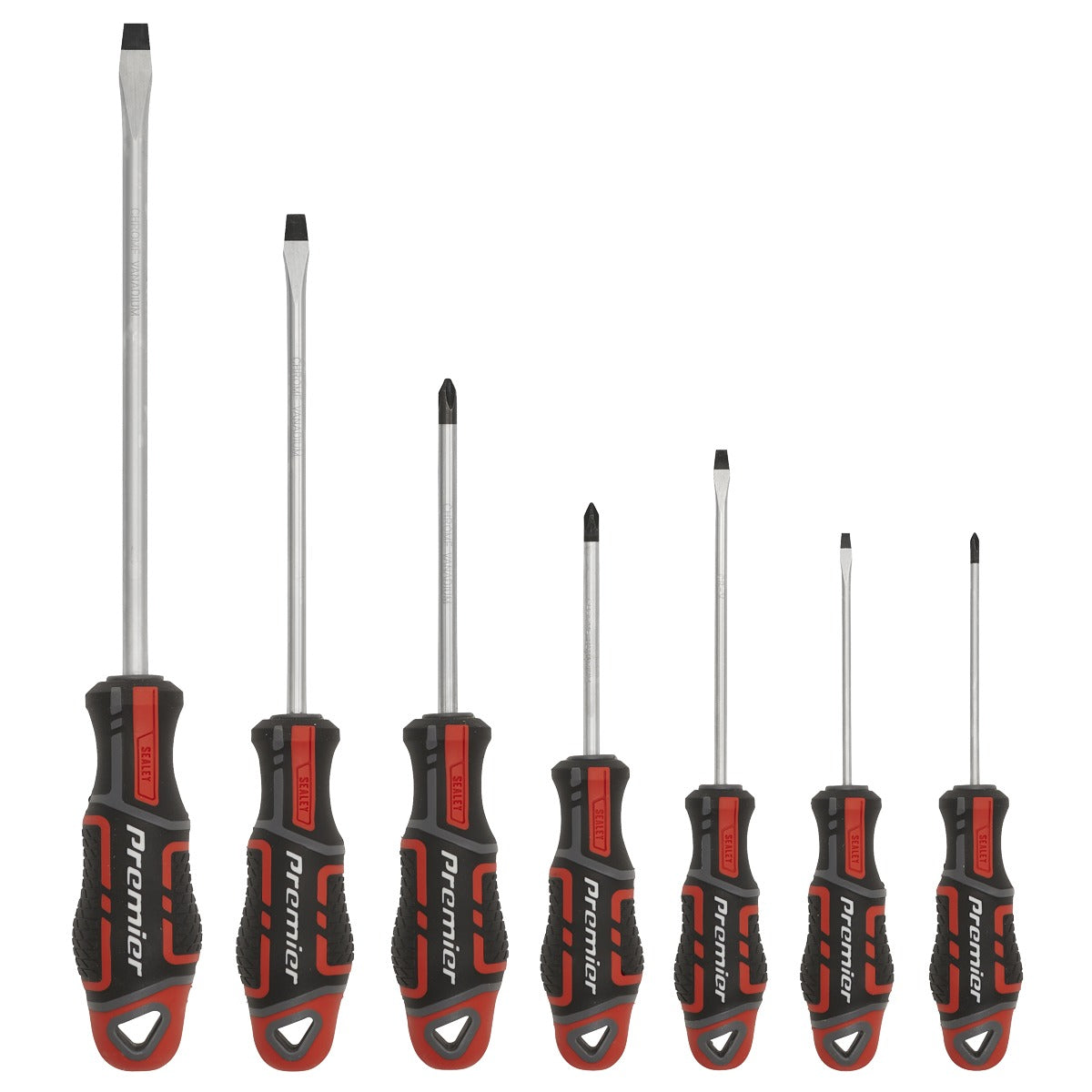 Premier GripMAX Screwdriver Set 7pc - Red AK4321