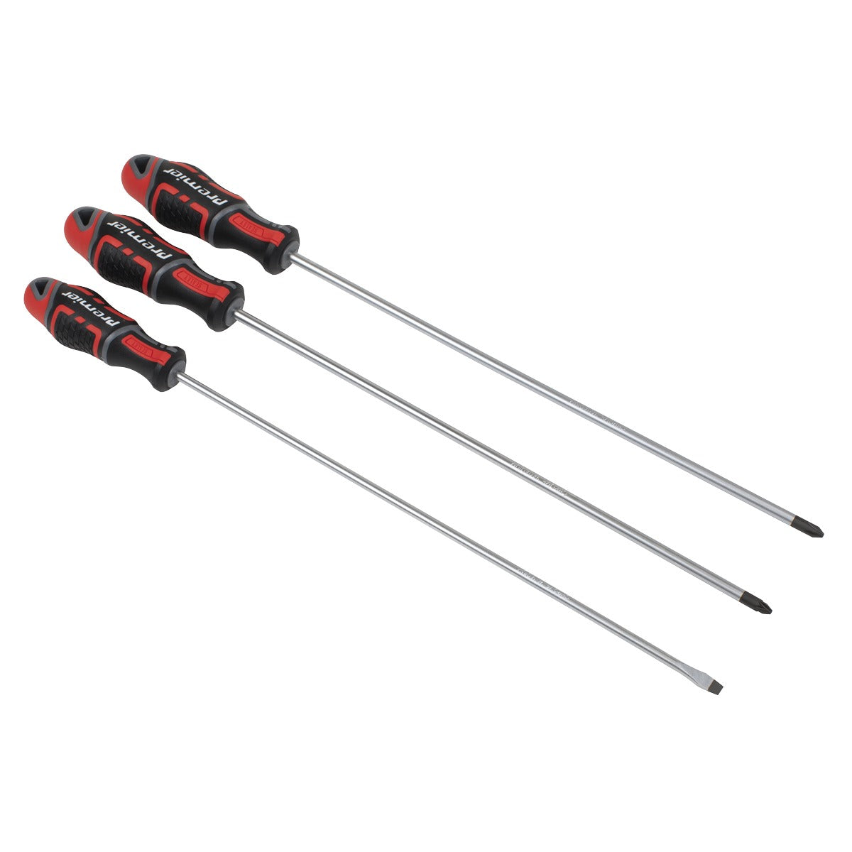 Premier GripMAX Extra-Long Screwdriver Set 3pc AK4372