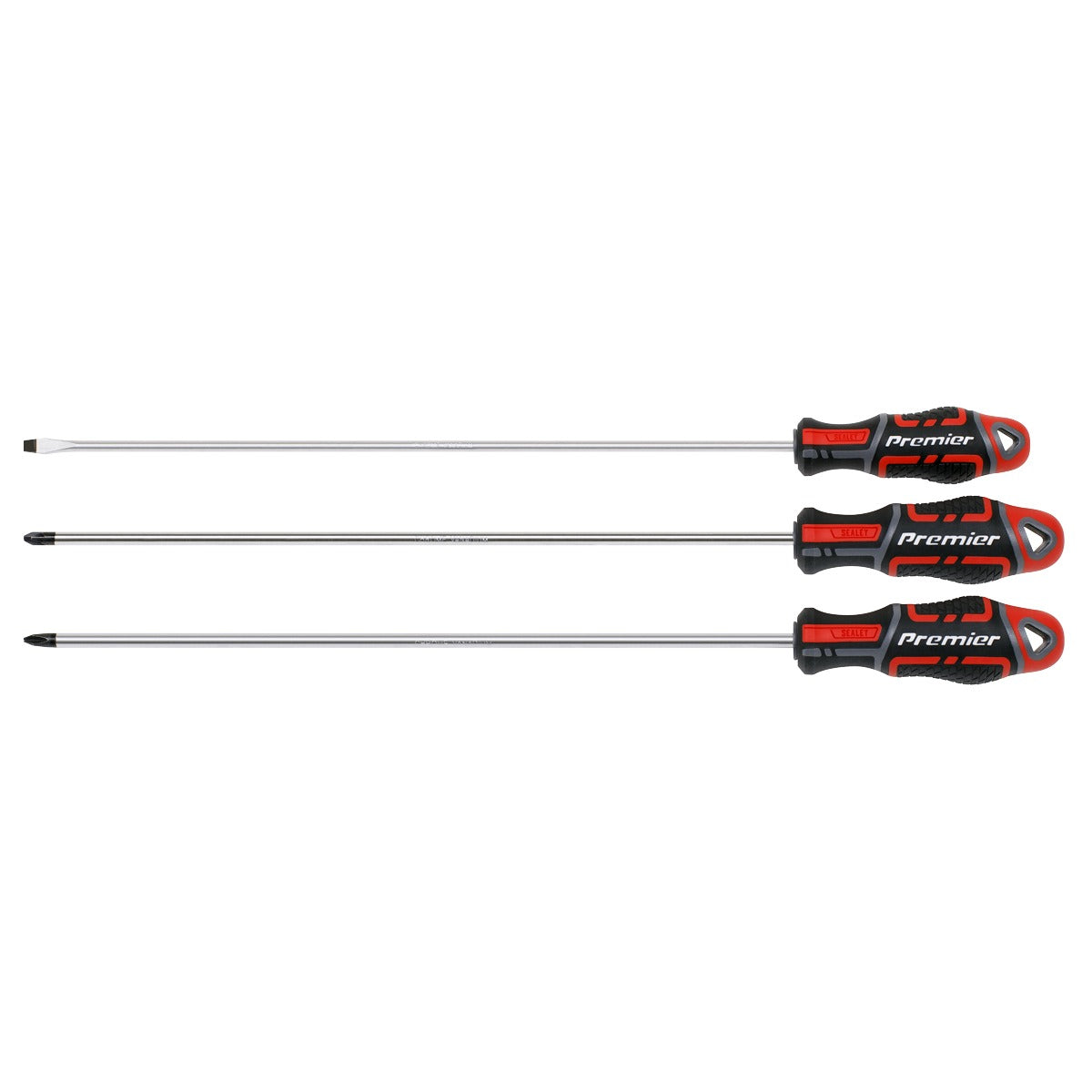 Premier GripMAX Extra-Long Screwdriver Set 3pc AK4372