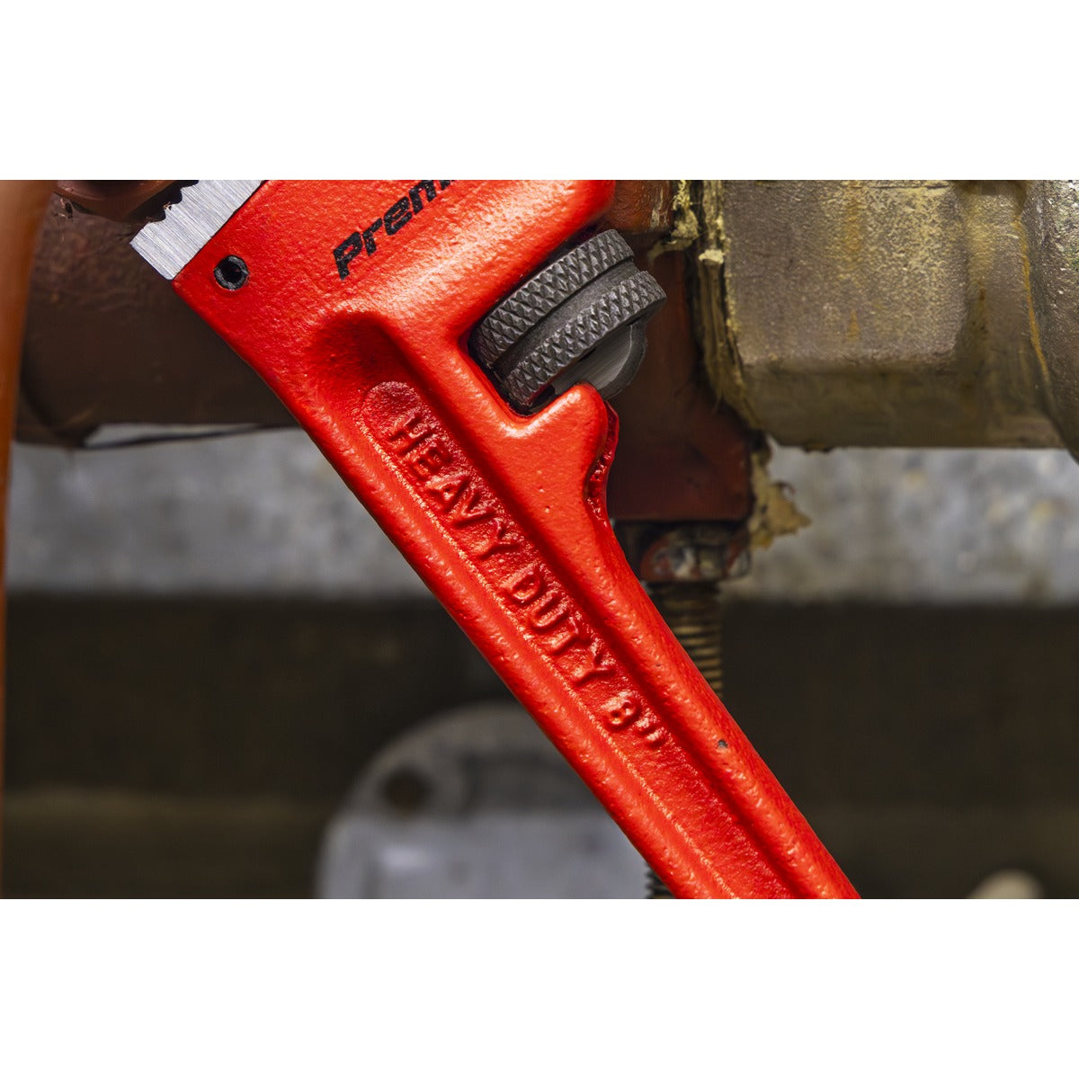 Premier Cast Steel Pipe Wrench European Pattern 200mm AK5101