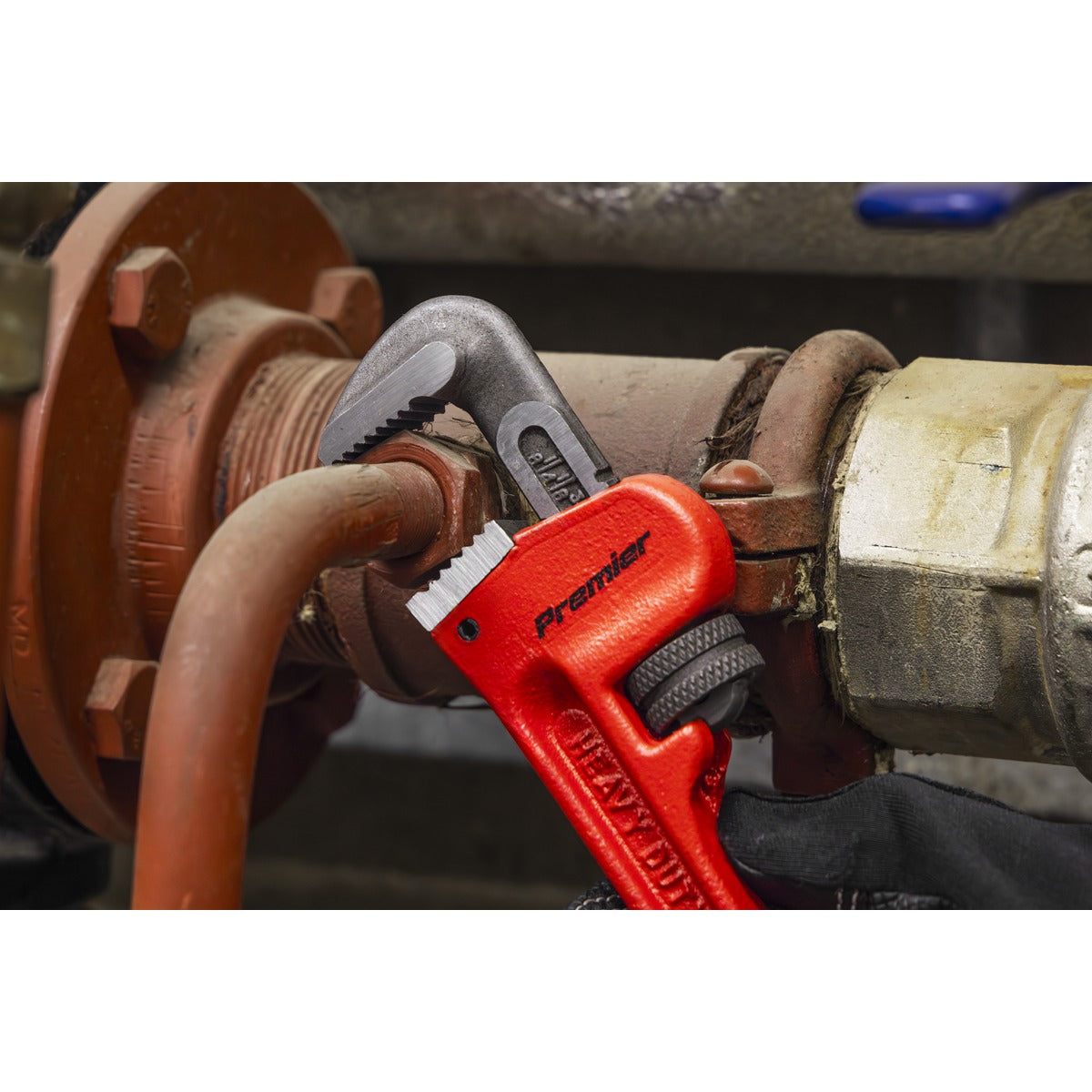 Premier Cast Steel Pipe Wrench European Pattern 200mm AK5101