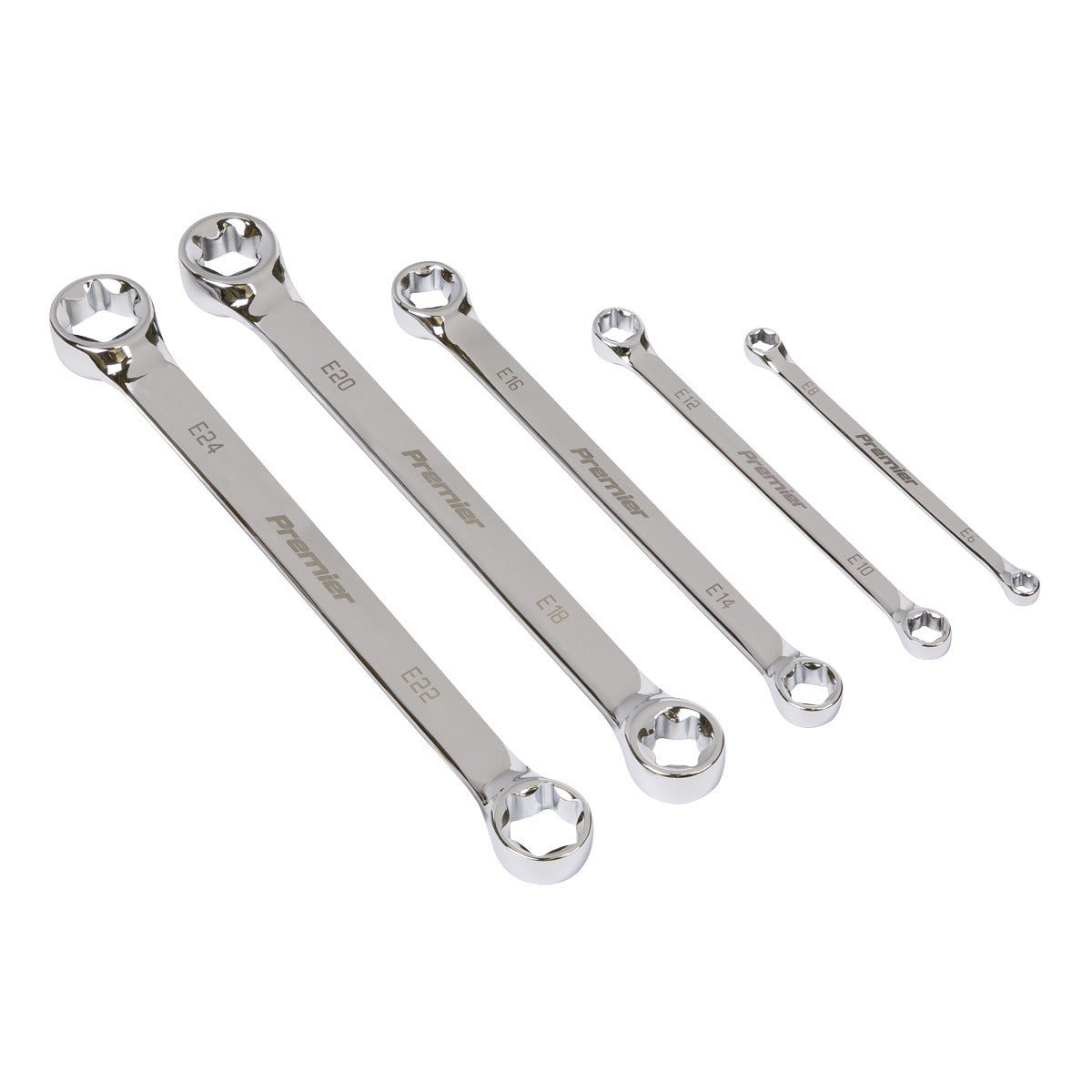 Premier TRX-Star Double End Spanner Set 5pc AK5481