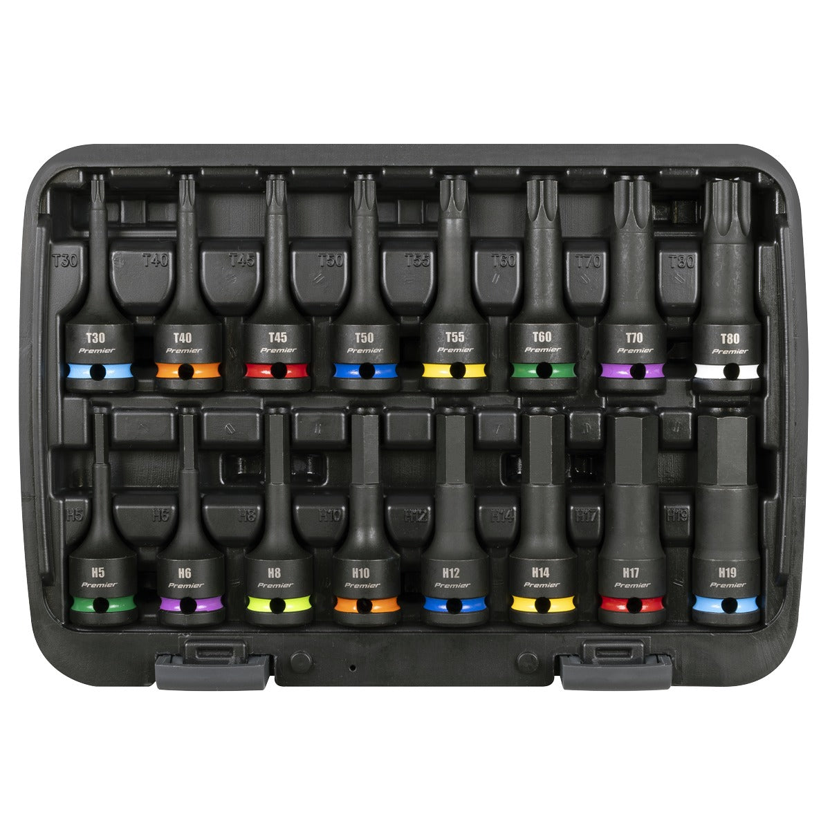 Premier Hex & TRX-Star Impact Socket Bit Set 1/2"Sq Drive 16pc AK56005