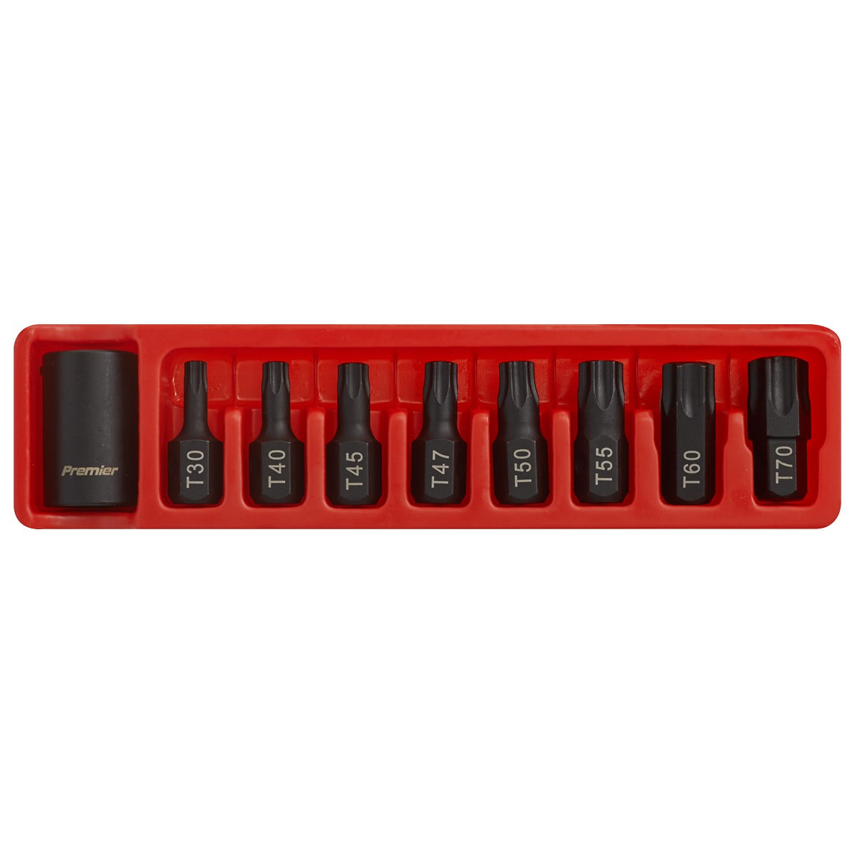 Premier TRX-Star Impact Bit & Holder Set 1/2"Sq Drive 9pc AK5610