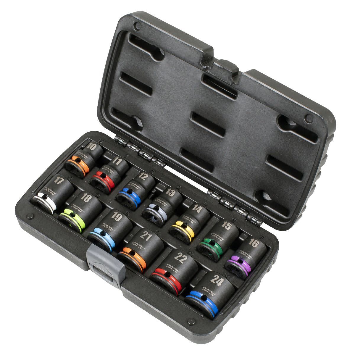 Premier Lock-On Impact Socket Set 1/2"Sq Drive 13pc 6pt Metric AK56160M