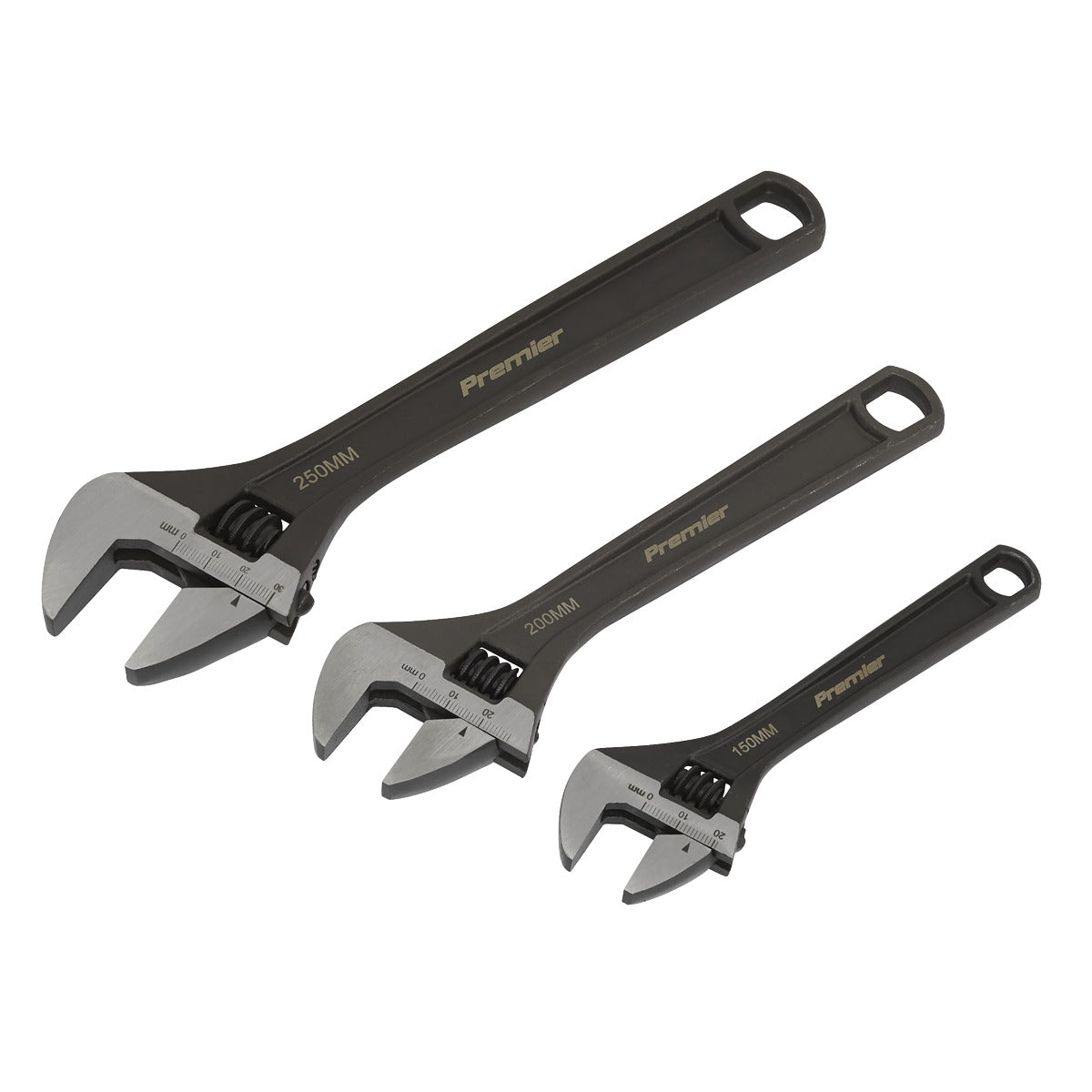 Premier Adjustable Wrench Set 3pc AK607
