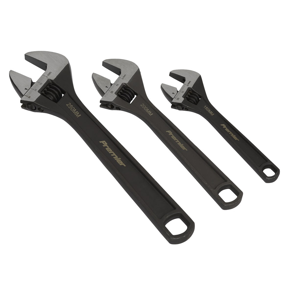 Premier Adjustable Wrench Set 3pc AK607