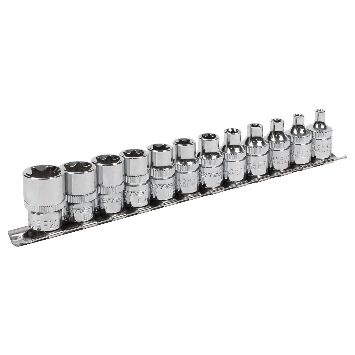 Premier TRX-Star Socket Set 3/8"Sq Drive E4-E20 12pc AK61806