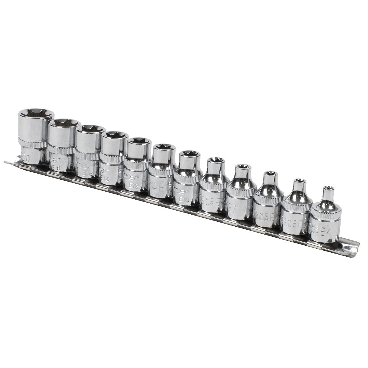 Premier TRX-Star Socket Set 3/8"Sq Drive E4-E20 12pc AK61806