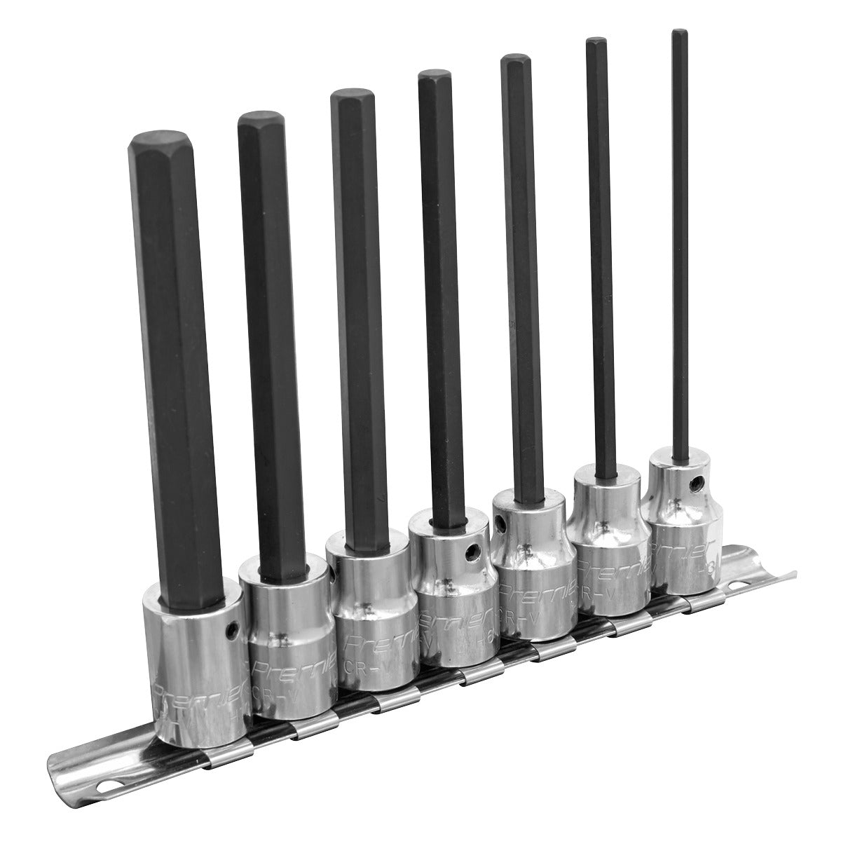Premier Hex Socket Bit Set 3/8"Sq Drive 110mm 7pc AK62254