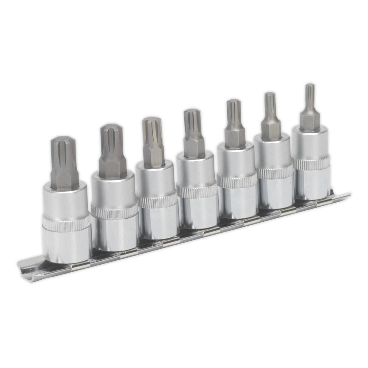 Premier Ribe Socket Bit Set 3/8"Sq Drive 50mm 7pc AK6232