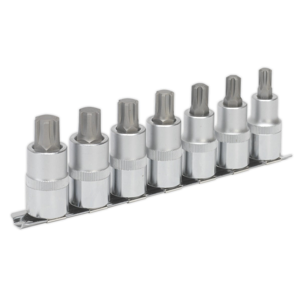 Premier Ribe Socket Bit Set 1/2"Sq Drive 55mm 7pc AK6234