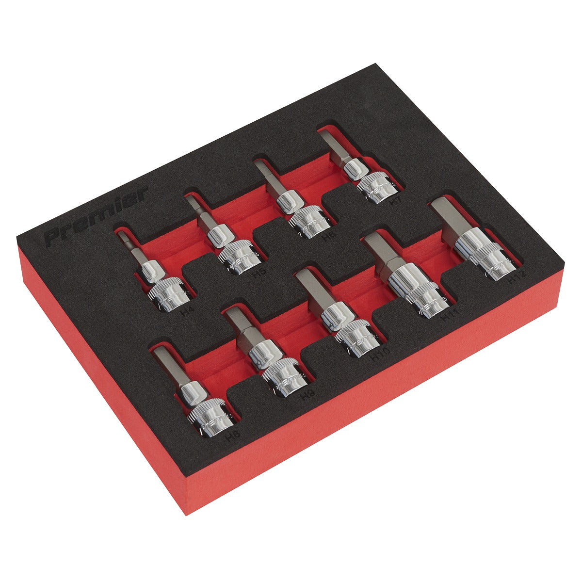 Premier Hex Socket Bit Set 3/8"Sq Drive 9pc AK6240