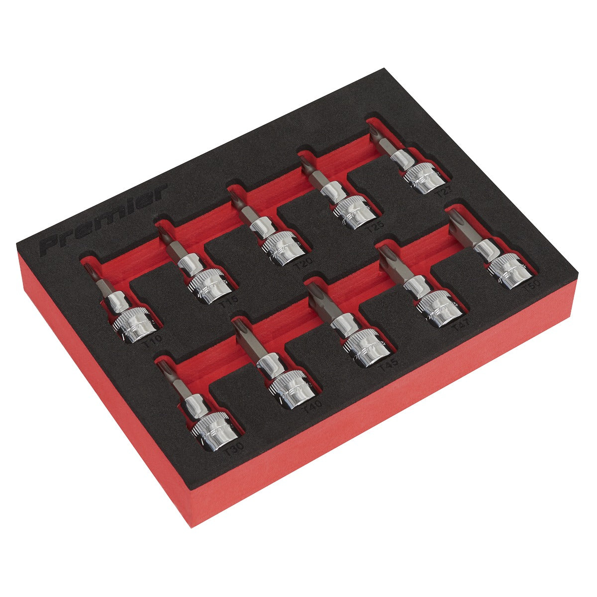 Premier TRX-Star Socket Bit Set 3/8"Sq Drive 10pc AK6242