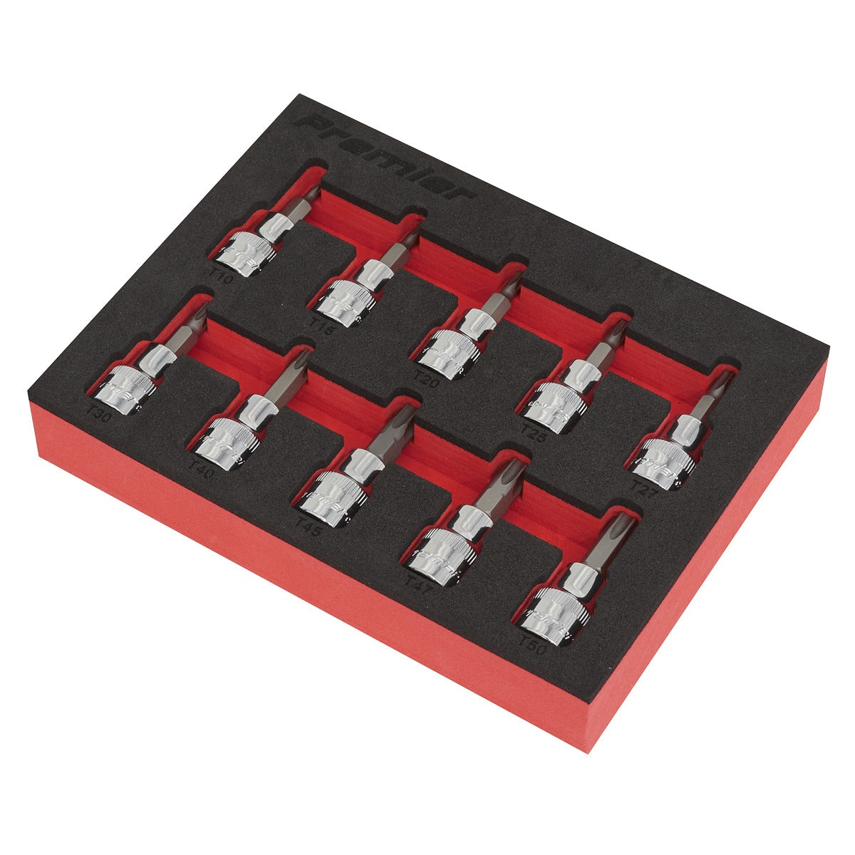 Premier TRX-Star Socket Bit Set 3/8"Sq Drive 10pc AK6242