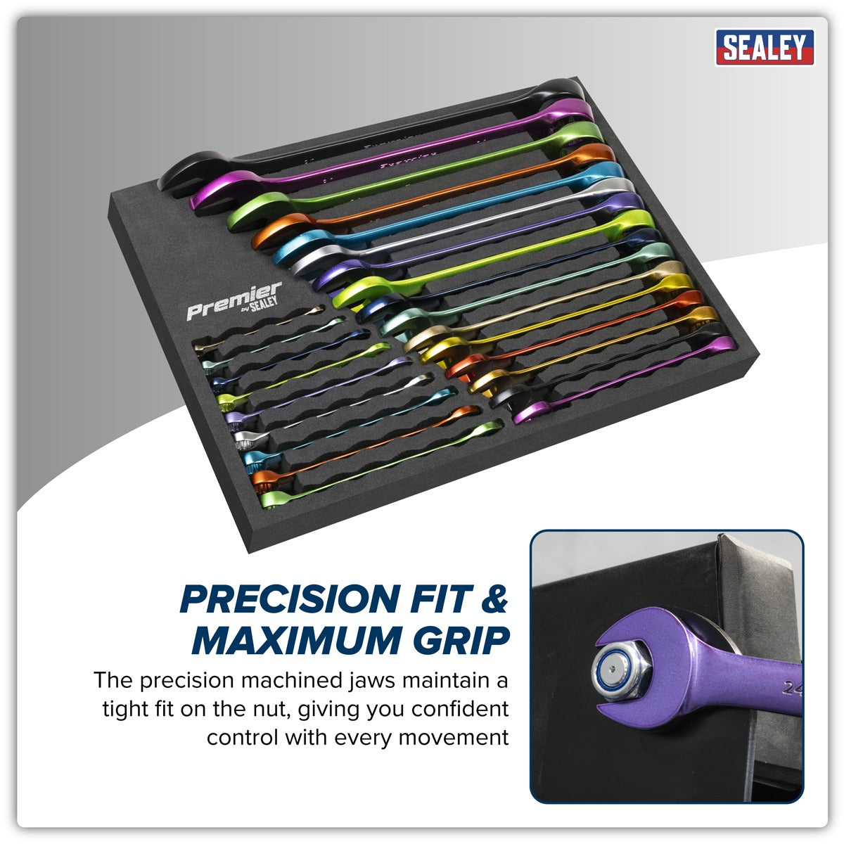 Premier Multi-Coloured Combination Spanner Set 25pc AK63268