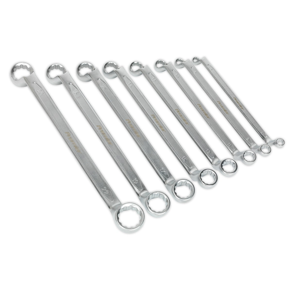Premier Offset Double End Ring Spanner Set 8pc AK6327