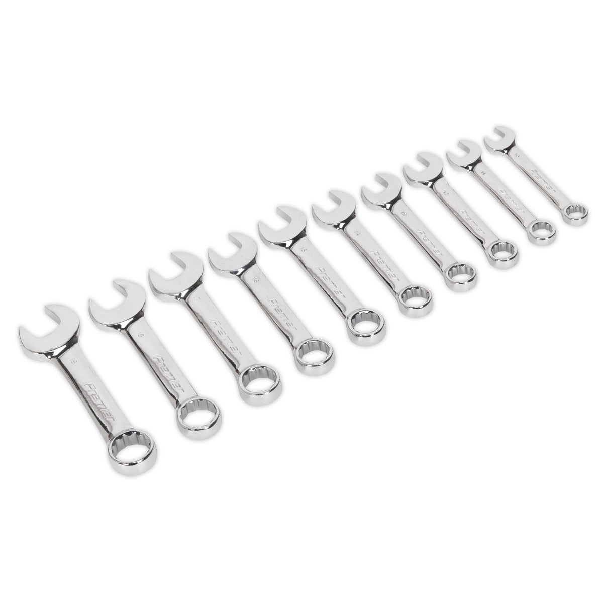 Premier Stubby Combination Spanner Set 10pc AK633