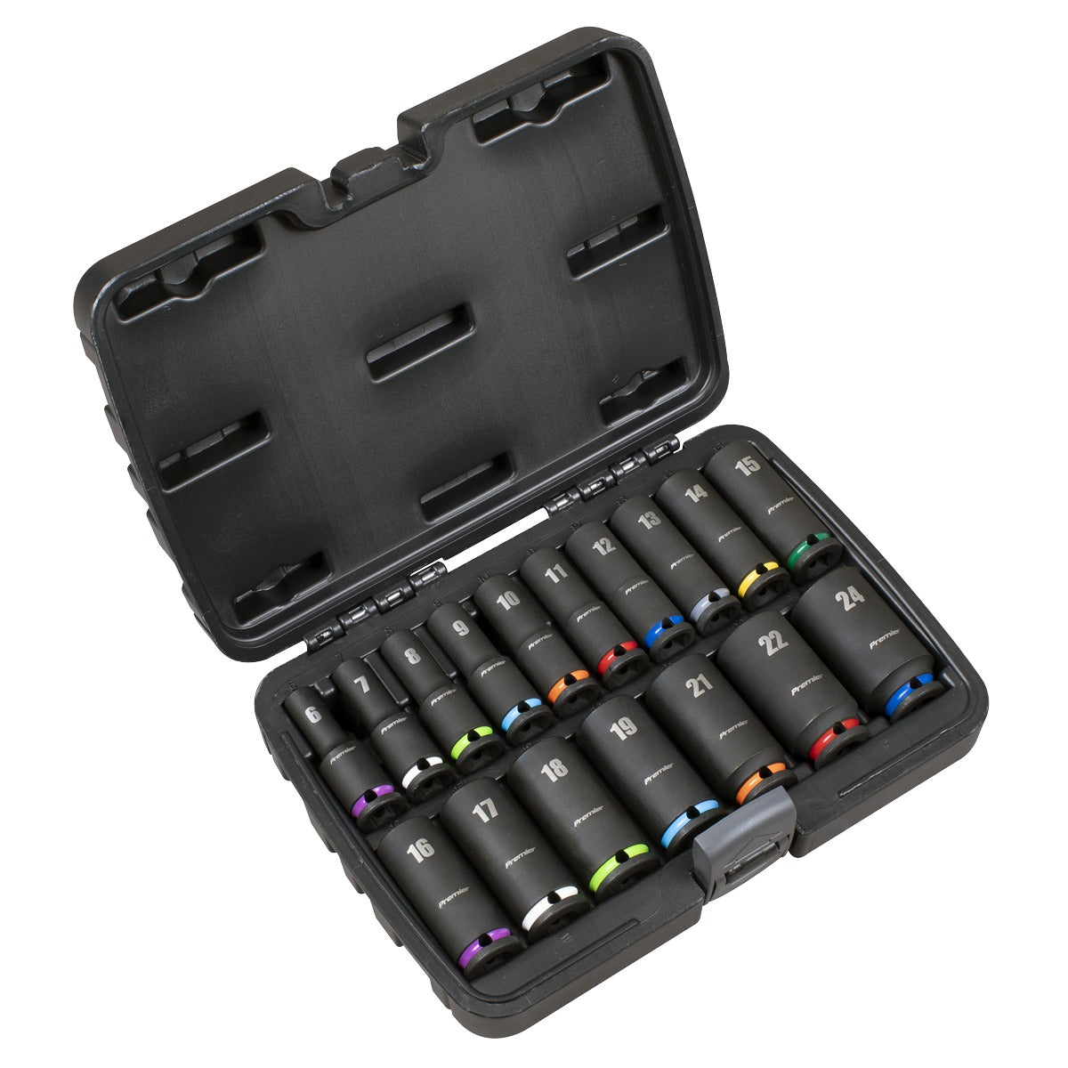 Premier Deep Impact Socket Set 3/8”Sq Drive 17pc AK68219