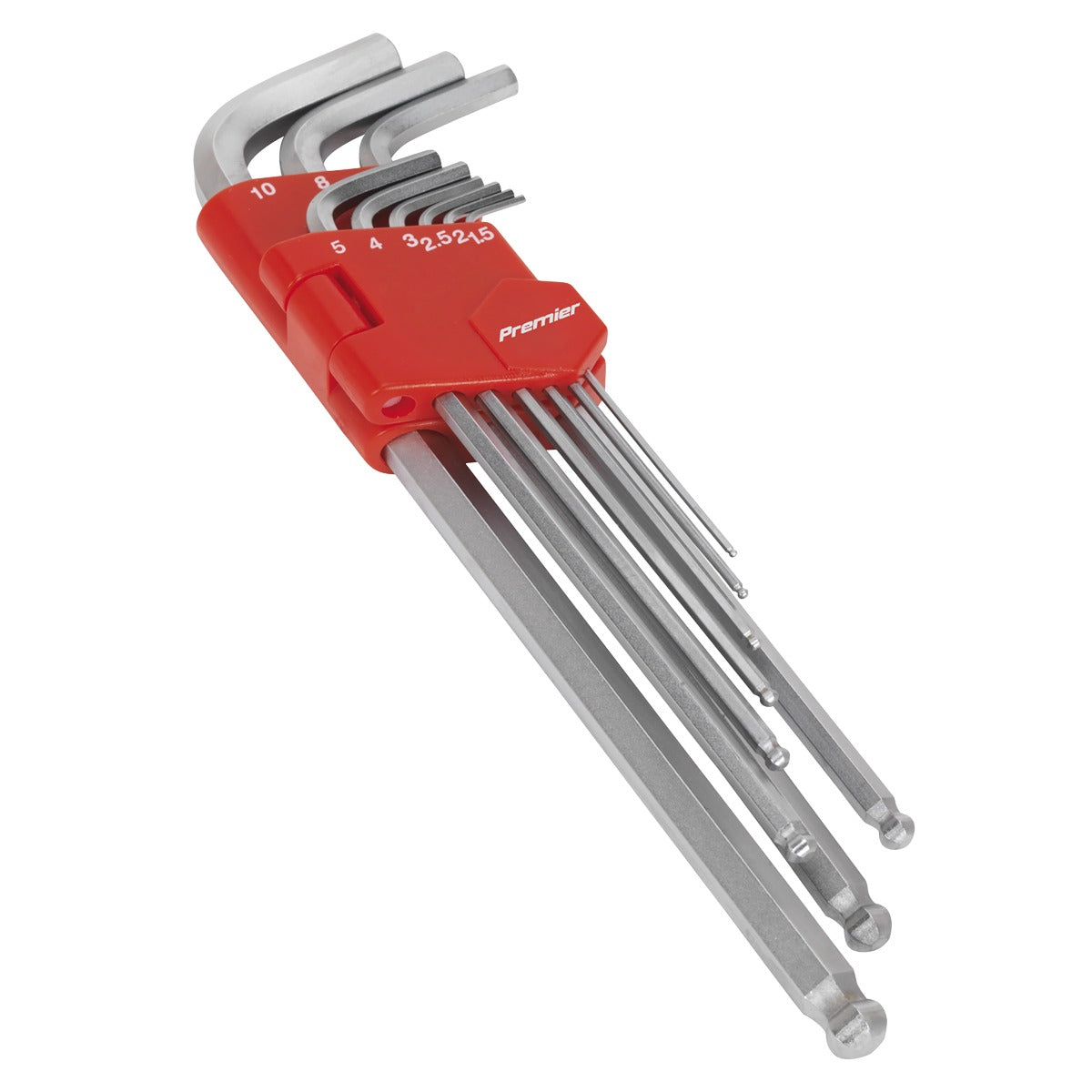 Premier Extra-Long Ball-End Hex Key Set 9pc AK7140