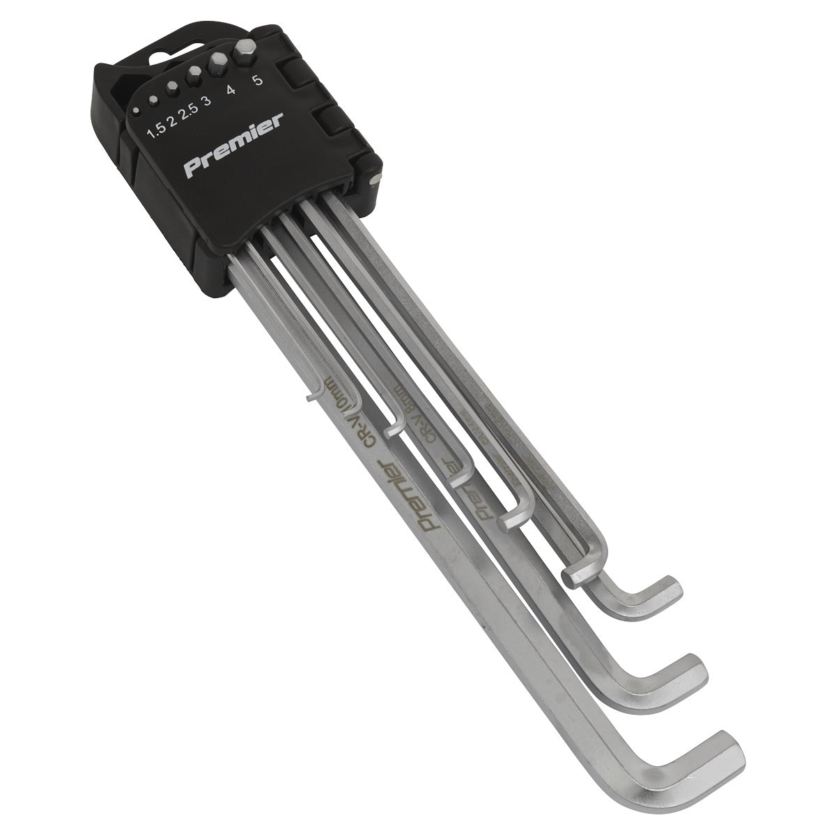 Premier Extra-Long Stubby Element Hex Key Set 9pc AK7174