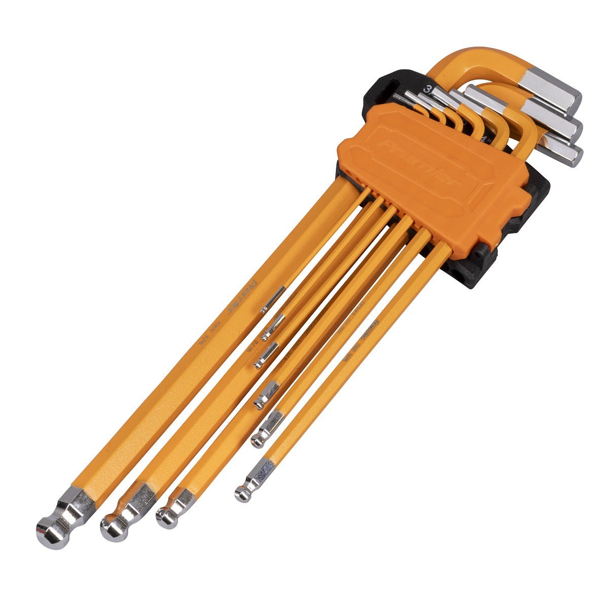 Premier Imperial Extra-Long Ball-End Hex Key Set 9pc AK7175
