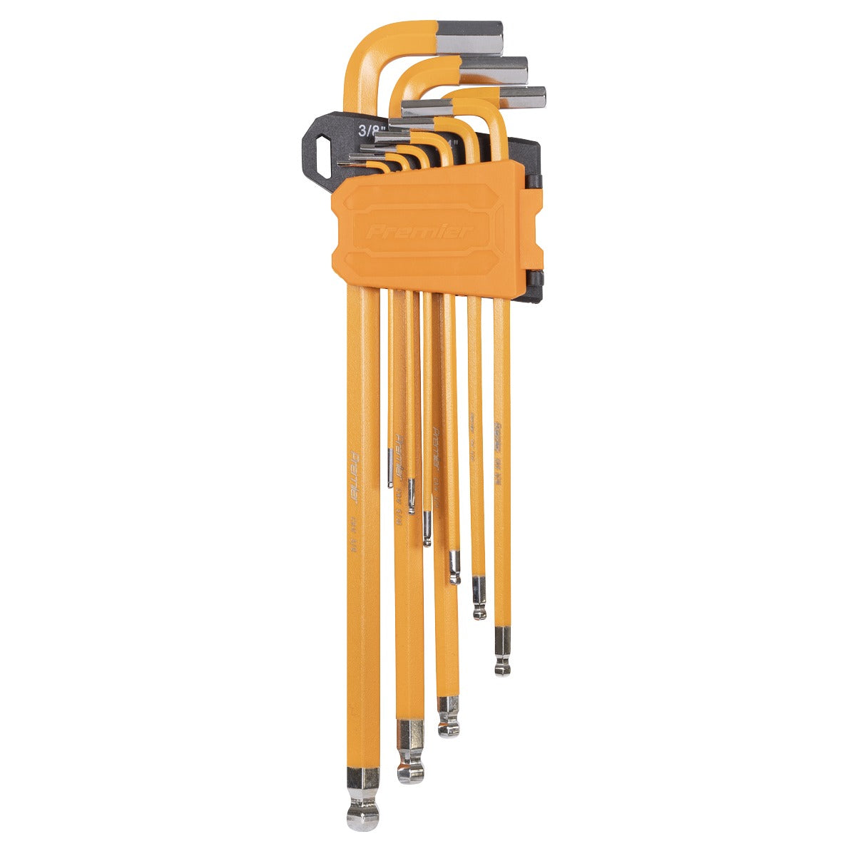 Premier Imperial Extra-Long Ball-End Hex Key Set 9pc AK7175