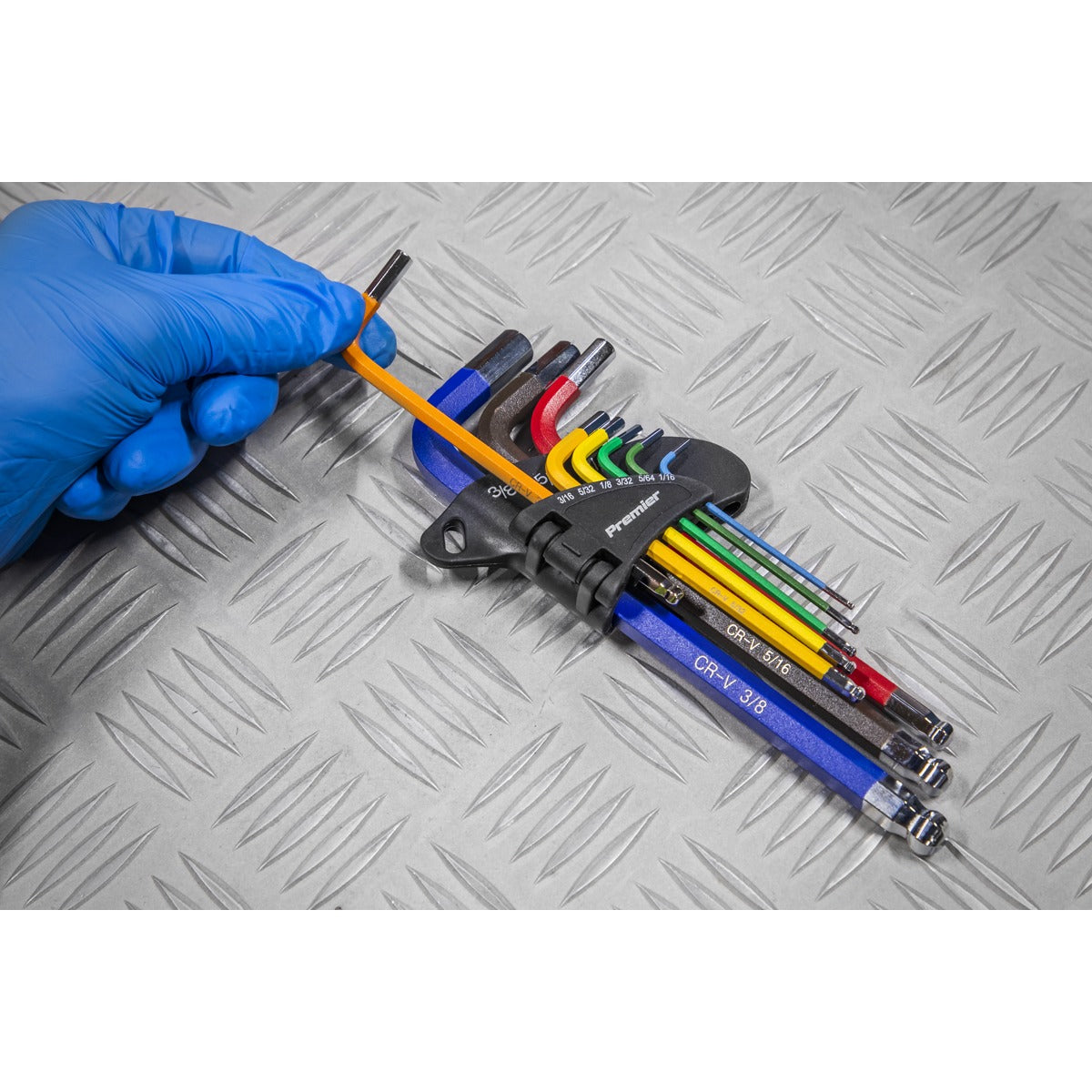 Premier Imperial Long Ball-End Hex Key Set 9pc AK7197