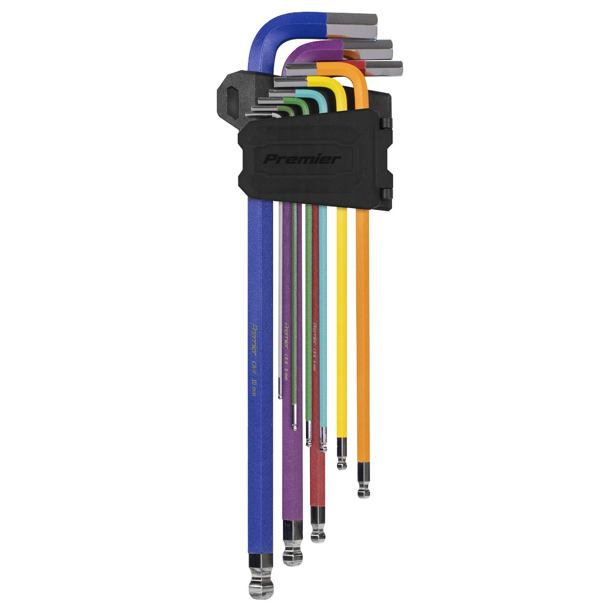 Premier Extra-Long Ball-End Hex Key Set - Imperial 9pc AK7198