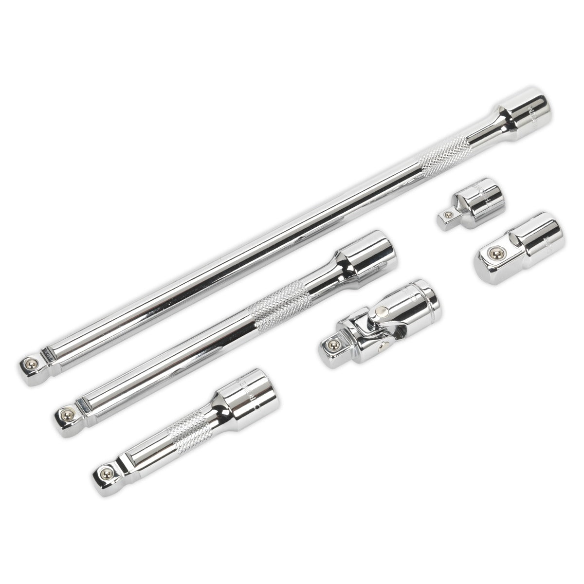 Premier Wobble/Rigid Extension Bar, Adaptor & Universal Joint Set 3/8"Sq Drive 6pc AK7690